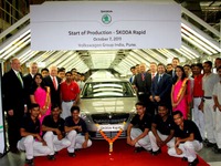 シュコダ 新型世界戦略コンパクト、インドで生産開始 画像