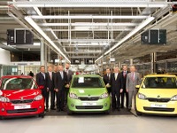 フォルクスワーゲンup!のシュコダ版、Citigo…生産開始 画像