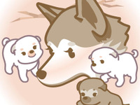 ［e絵本］山古志村のマリと三匹の子犬 画像