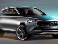 ボルボ、XC90 次期型を予告 画像