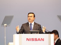 日産ゴーン社長「円高是正にスイスを見習え」 画像