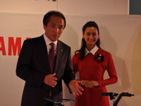 【東京モーターショー11】ヤマハ柳社長「二輪車市場は2020年には8000万台の予測も」 画像