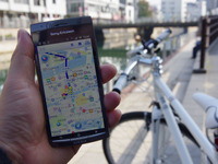 【スマートモビリティアジア】福岡で自転車NAVITIMEの体験イベントと駐輪れぽの実証実験がスタート 画像