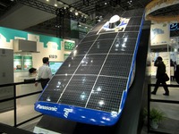 【エコプロダクツ11】パナソニック、大陸横断ソーラーカー優勝車を展示 画像