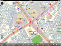 【MapFan for iPhone Ver.1.5登場】iPad対応しナビ機能も強化したローカル地図アプリ 画像