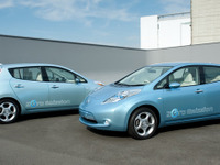 日産 リーフ のバッテリー、東日本大震災の津波に耐えた 画像