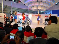 【デリーモーターショー12】トヨタ エティオスレーサー 詳細画像…TRDが協力 画像