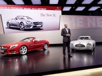【デトロイトモーターショー12】メルセデスベンツ SL 新型は原点回帰 画像