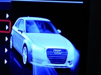 【CES 12】アウディ A3 次期型…ナビ画面でチラ見せ 画像