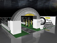 【東京オートサロン12】ダンロップ、先進テクノロジーを体感できるコーナーを設置 画像