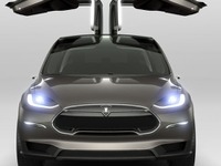 【テスラ モデルX 発表】最大435kmが走行可能---新型EV 画像