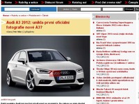 【ジュネーブモーターショー12】アウディ A3 新型、公式画像が流出か 画像