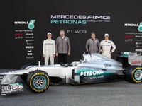 メルセデスAMG、2012年のF1マシン発表…W03 画像