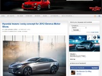 【ジュネーブモーターショー12】ヒュンダイ i-oniq …コンセプトカーの画像流出 画像