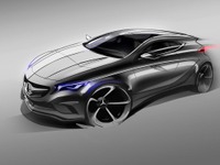 【ジュネーブモーターショー12】これがメルセデスベンツ Aクラス 新型…デザインスケッチ 画像