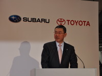 スバル富士重工吉永社長、共同開発車の生産で「選択と集中が一歩進んだ」 画像
