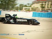 日産とデルタウイングの次世代ルマンレーサー、シェイクダウン!!［動画］ 画像