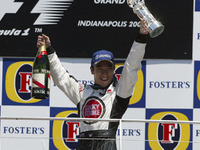 【ホンダF1】佐藤琢磨、歓喜の表彰台…アメリカGP 画像