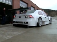 サーブ 9-3レーサー、シェイクダウン完了!!［動画］ 画像