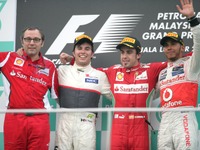 ハミルトン「ポディウムフィニッシュなら不満はないよ」…F1マレーシアGP 画像