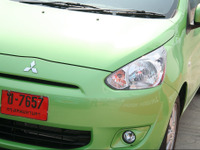 【バンコクモーターショー12】三菱 ミラージュ 室内…造形はシンプル、質感はアップ 画像