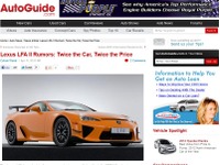 レクサス、LFA 後継スーパーカーを開発か 画像