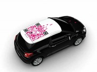 パリの高校生がデザインした DS3 ルーフステッカー 画像
