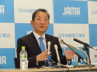 志賀自工会会長、一番の印象は「大震災からの復興」 画像