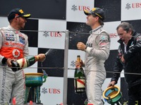 3位ハミルトン「今シーズン最高のレースだった」…F1中国GP 画像