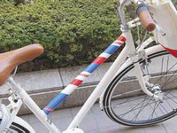 自転車デコシールで可愛らしくカスタマイズ エーワンが発売  画像