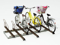 ダイケン、スライド式自転車ラックの高強度タイプを発売  画像
