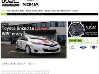 トヨタ、WRC復帰を計画か…1.6リットル ターボ開発中 画像