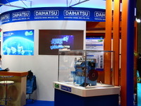 ［SEA JAPAN 12］ダイハツディーゼルの6DE-18カットモデル 画像