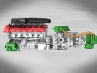 【北京モーターショー12】フェラーリ、HVシステムの進化形を公開…エミッションは40％削減 画像