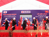 スズキ、ベトナムの四輪車新工場の起工式を開催  画像