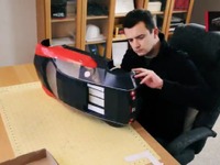 ブガッティ ヴェイロン の無料ペーパークラフト、組み立てる[動画] 画像