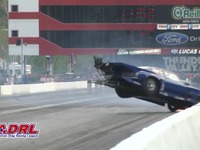 米ドラッグレースで事故、カメラに迫るマシンの瞬間映像[動画] 画像