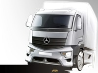 メルセデスベンツ、新型トラックを予告…ANTOS 画像
