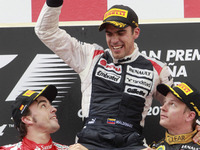 【F1 スペインGP】優勝マルドナド「今の、この気分を想像してもらえるよね!」 画像