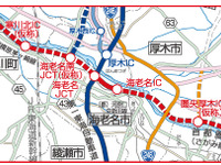 中央道と東名を結ぶさがみ縦貫道のIC名称が決定 画像