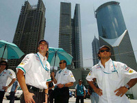 F1が上海のストリートに登場 画像