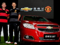GMシボレー、マンチェスター・ユナイテッドとスポンサー契約 画像