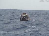 民間宇宙開発の第一歩…ドラゴン宇宙船が帰還 画像
