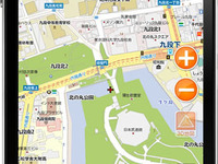 地図マピオン、iPhoneアプリ…軽快なスクロール 画像