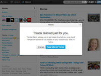 Twitter「トレンド」をパーソナライズ化 画像