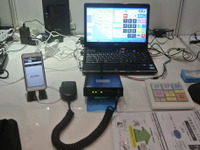【Interop Tokyo 12】ENWA、全国どこでも一斉通話、IP無線機出展 画像