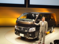 【日産 NV350キャラバン 新型】志賀COO、マイカーに加える? 画像