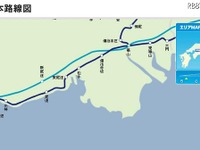 山陽新幹線、福山駅～三原駅間トンネル内、携帯が利用可能 画像