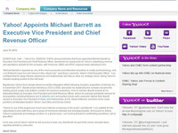 米ヤフー、Google傘下企業CEOを広告事業CROに 画像