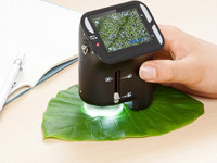 新聞文字の読み取り、撮影可能…デジタル顕微鏡 画像